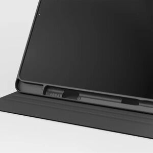 Apple iPad Pro 13" Case (M4, 2024) Heyday Black Saffiano Trifold Stand Folio NEW